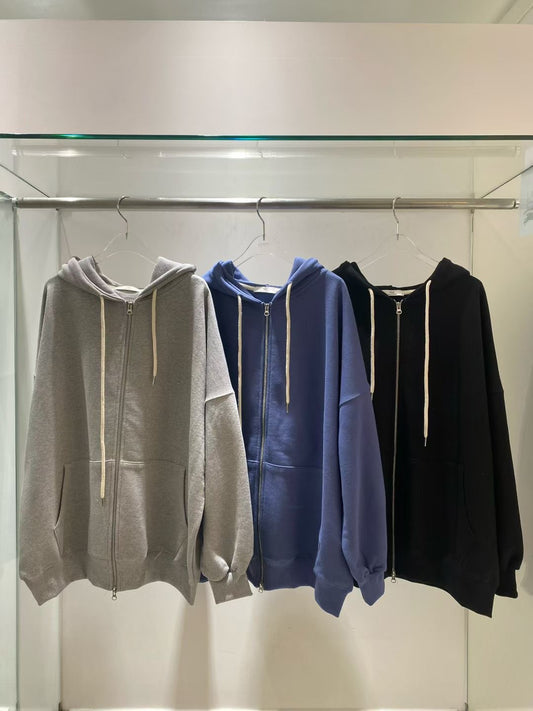 Korean APM Collection Horse Zip Up Jacket - 3 Colors (Instock)