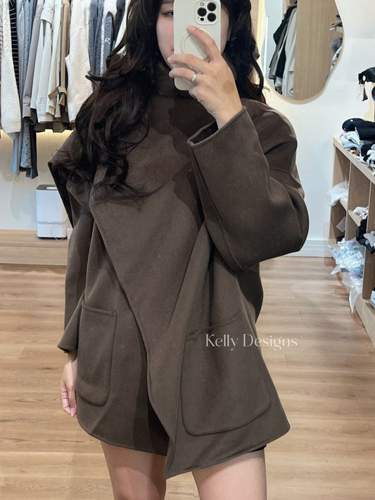 Kelly Designs Wool Brown Coat (Instock)