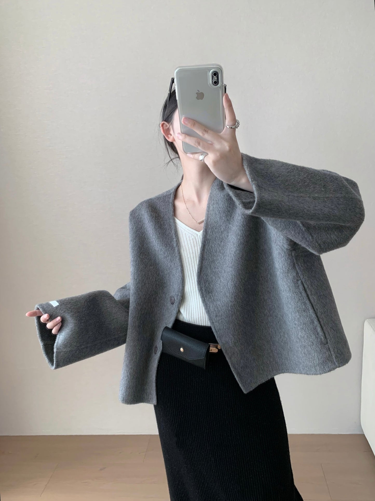 Kelly Designs Wool Coat with Scarf Set(Instock)