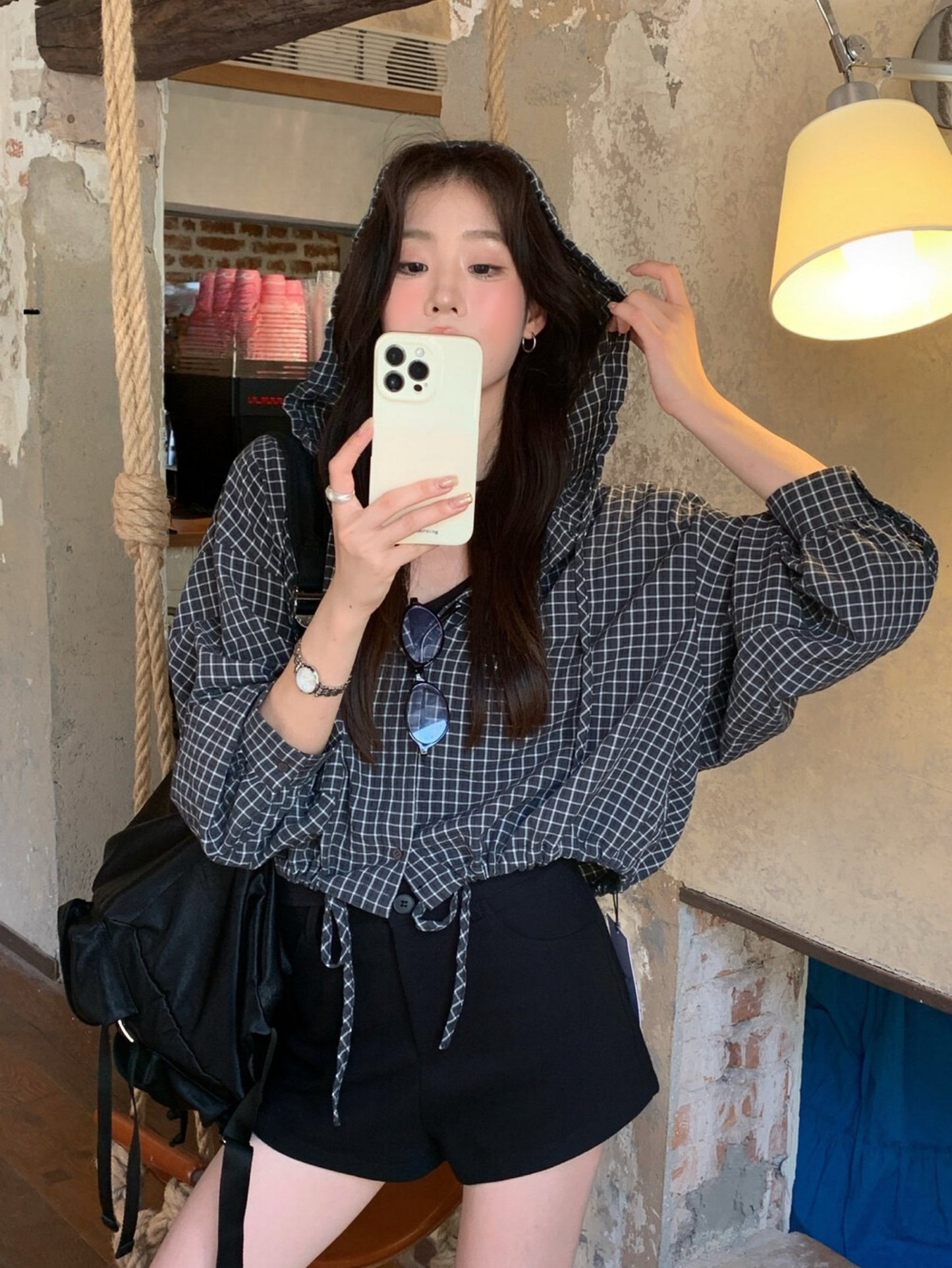 Kelly Designs Hoodie Black Blouse (Preorder)