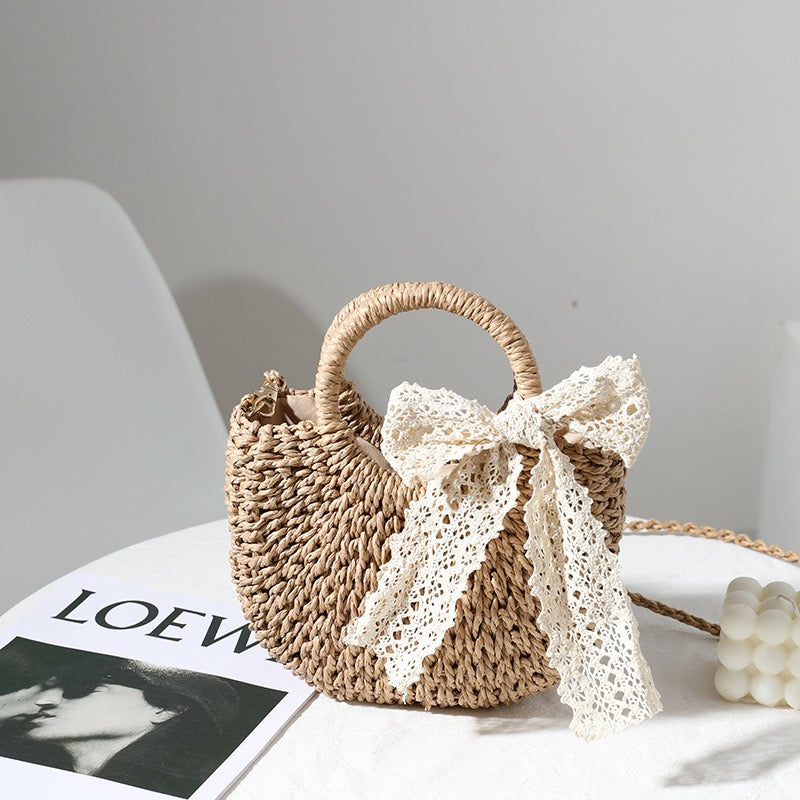 Kelly Designs Ribbon Summer Bag - 2 Colors (Instock)