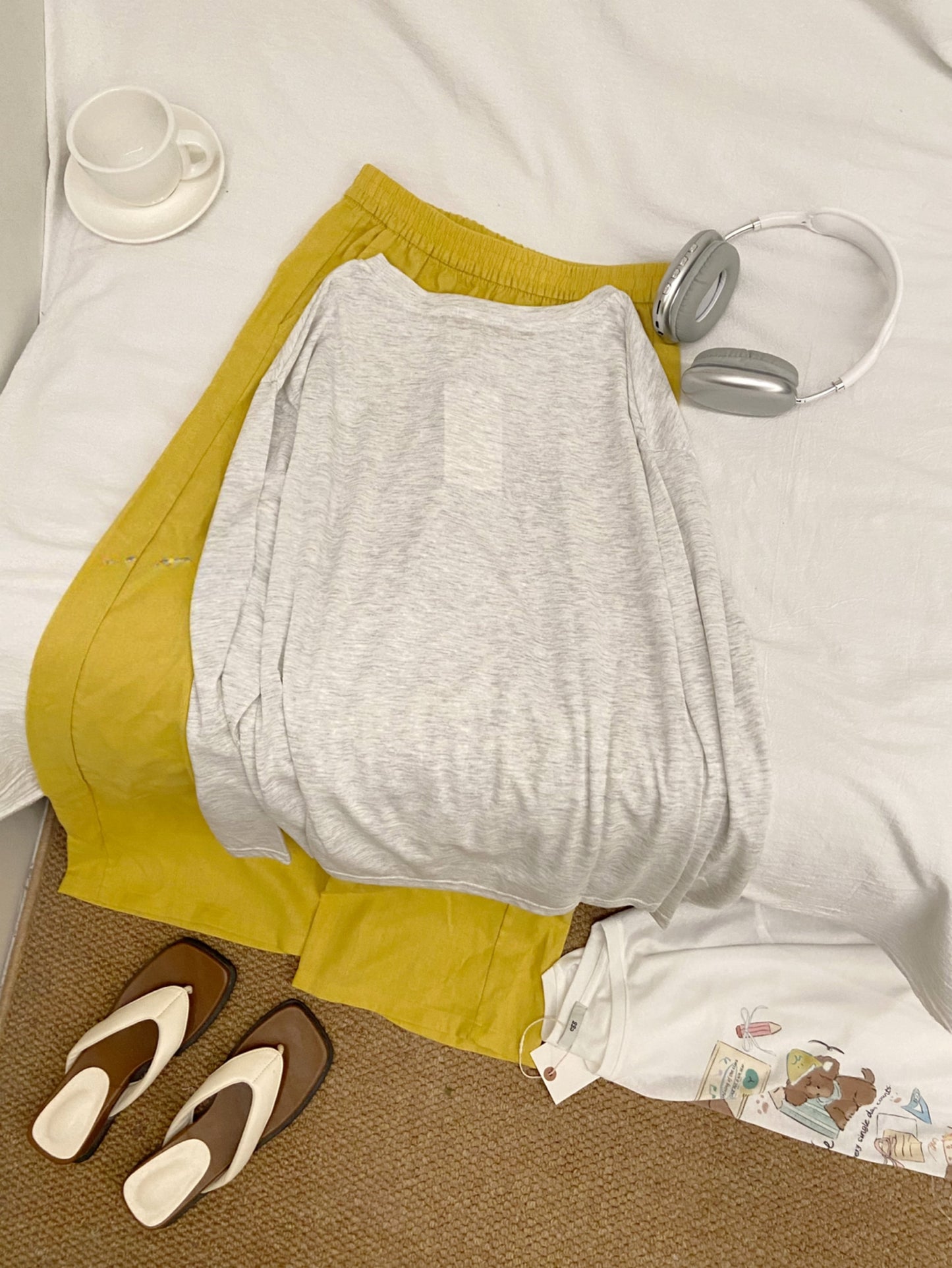 Kelly Designs Two Colors Kawaii Dog Sun Shirt – Long Sleeve (Instock)
