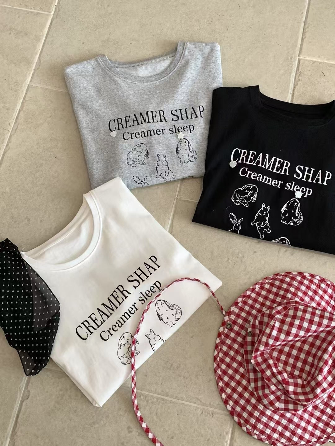 Kelly Designs 3 Colors Bunny Tshirt (Instock)
