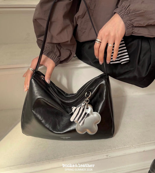 Korean APM Collection BUCKS&LEATHER Leather Bag (Instock)