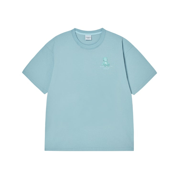ADLV MINT BEAR SHORT SLEEVE CREAM T-SHIRT (Instock)