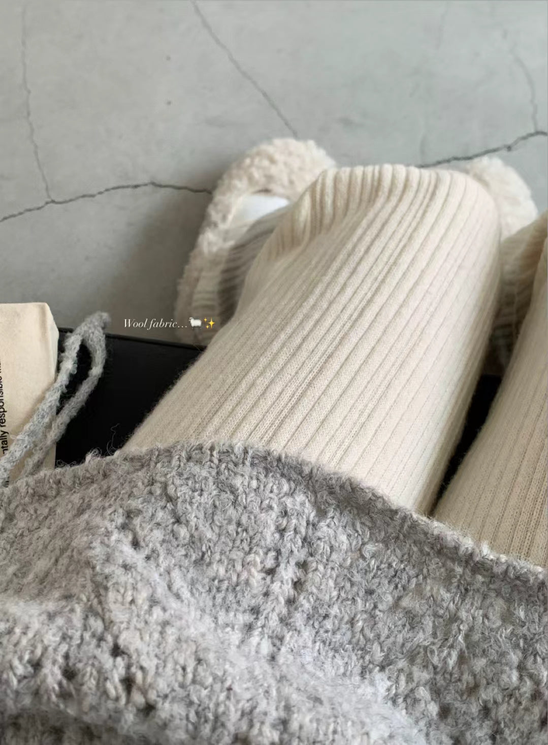 Korean APM Collection 3 colors Wool Niki Pants (Instock)