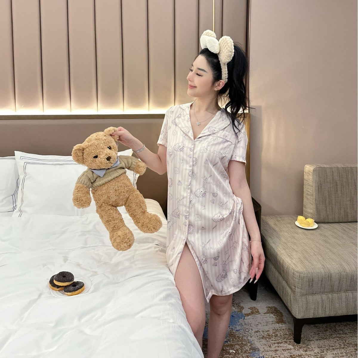 Kelly Designs Cartoons Sleep Dress (Instock)