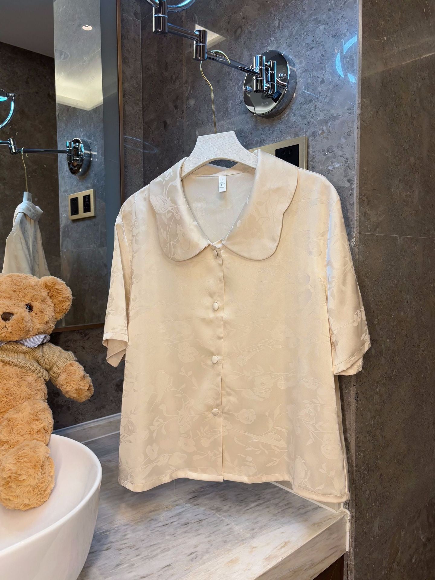 Kelly Designs Clasic Pajama Set β Short Sleeve & Long/Short Pants 3pcs Set (Instock)
