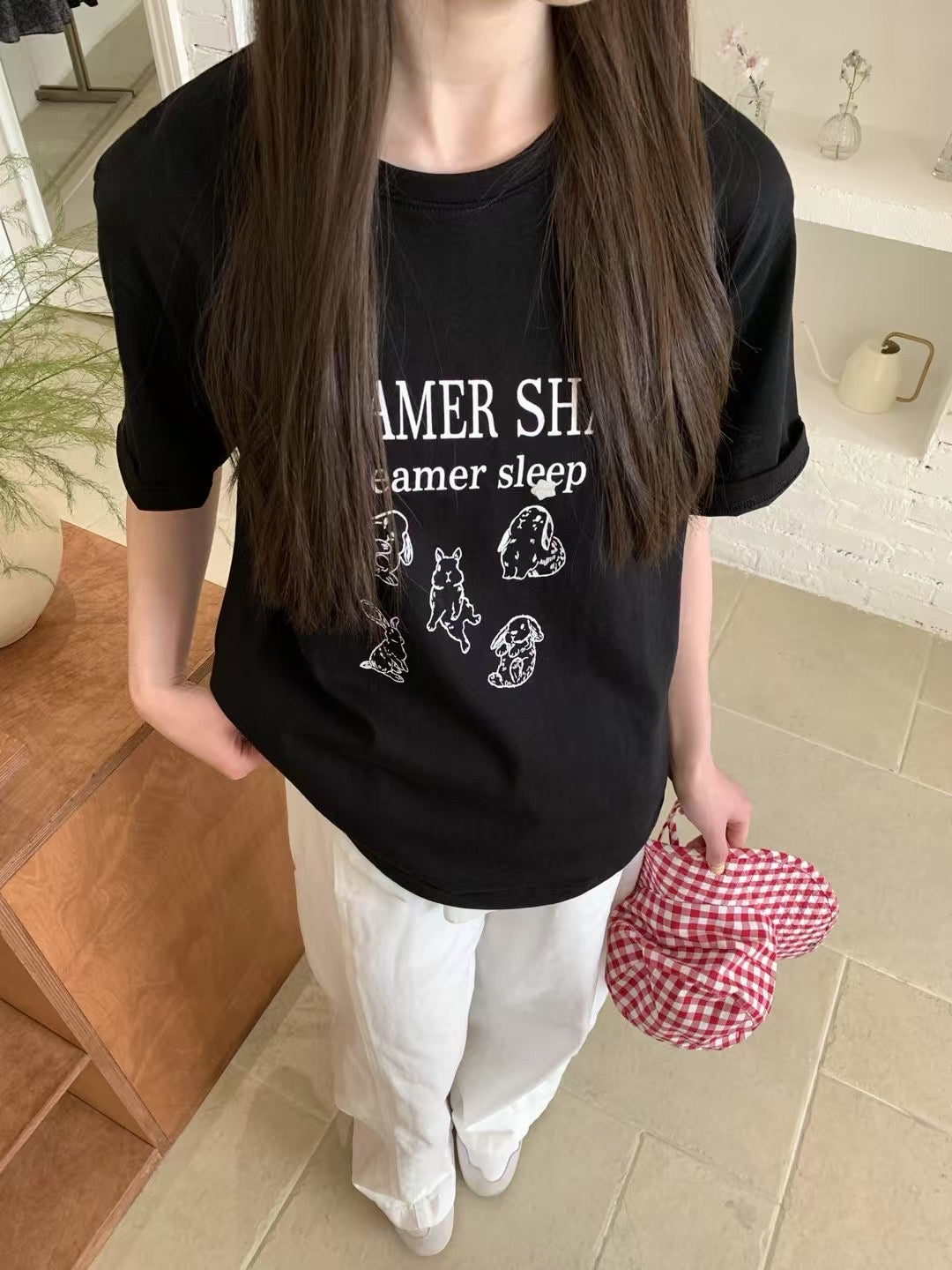 Kelly Designs 3 Colors Bunny Tshirt (Instock)