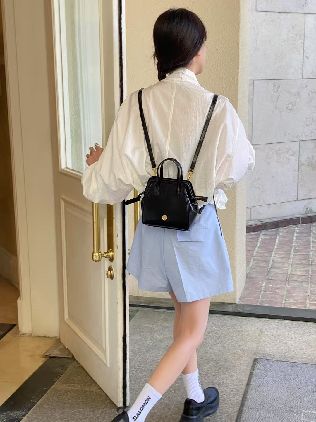 Korean APM Collection Leather Mini Two Way Bag (Preorder)