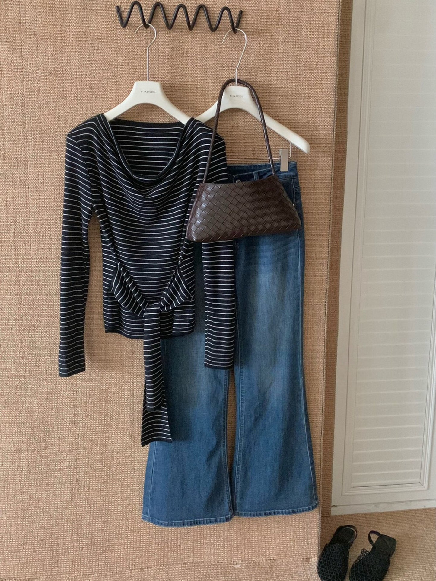 Kelly Designs Two Colors Stripe 2-ways Top (Instock)