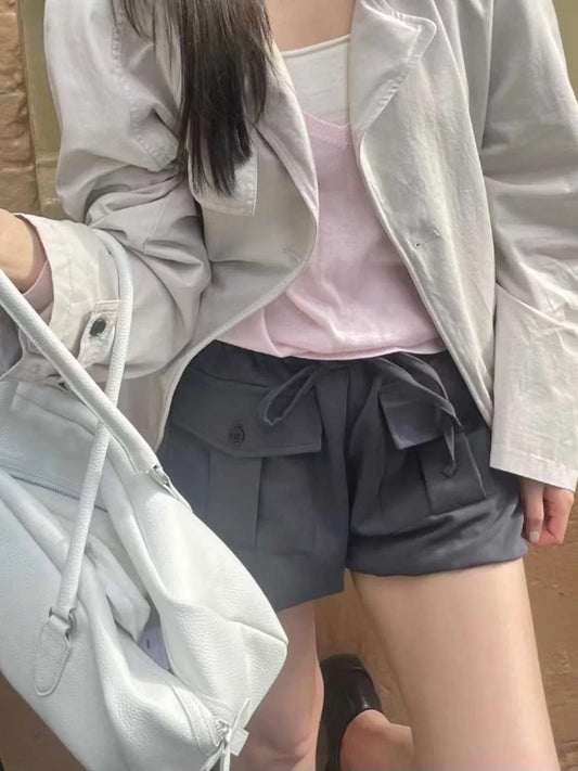 Korean APM Collection Casual Elastic waist Shorts (Instock)