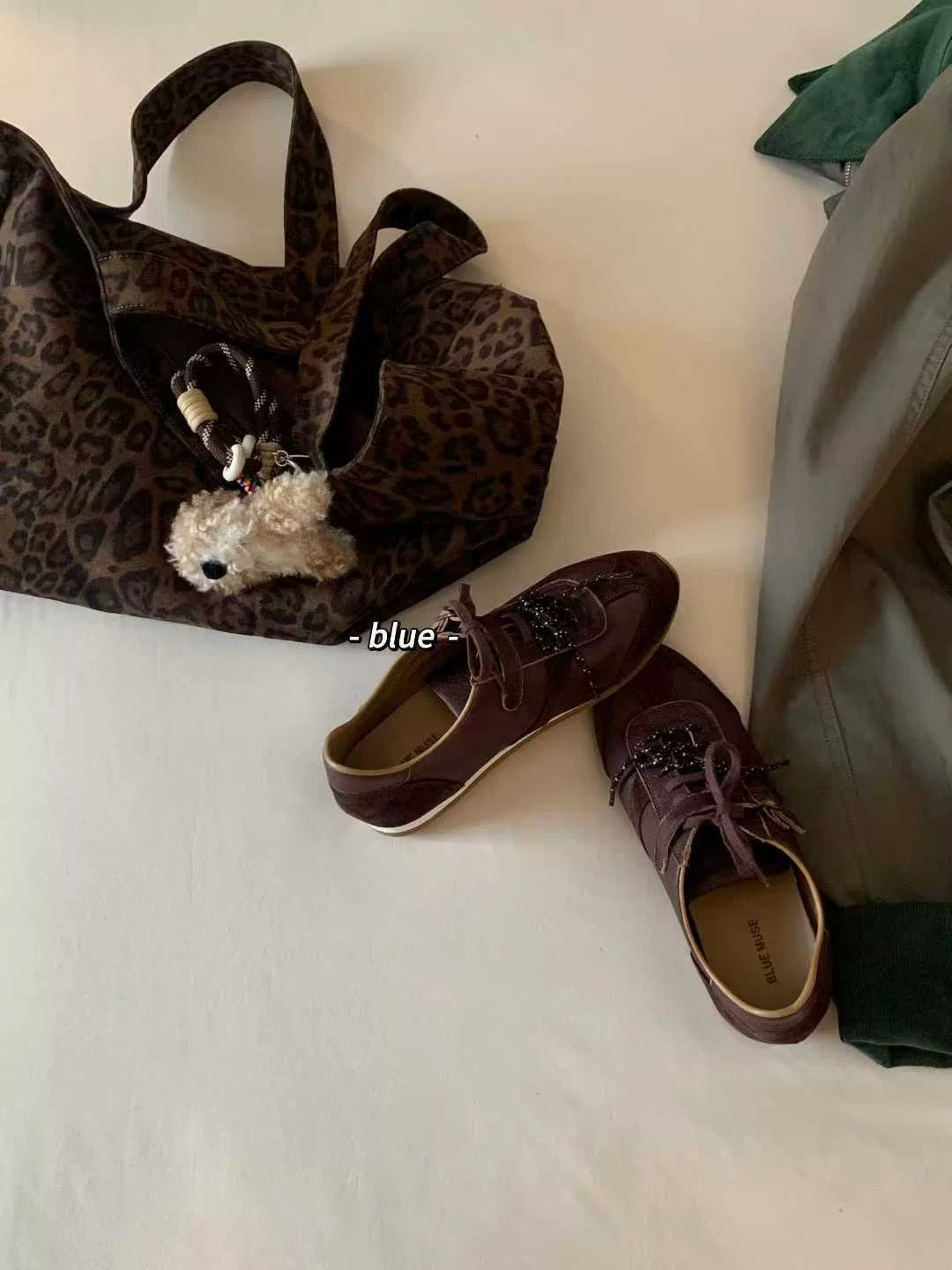 Kelly Designs Leopard Print Faux Fur Shoulder Bag (Instock)