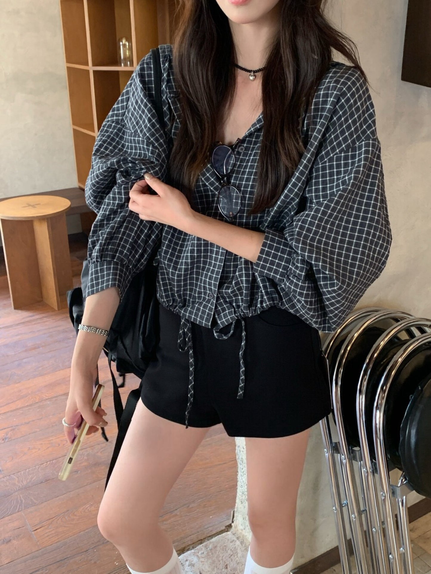 Kelly Designs Hoodie Black Blouse (Preorder)