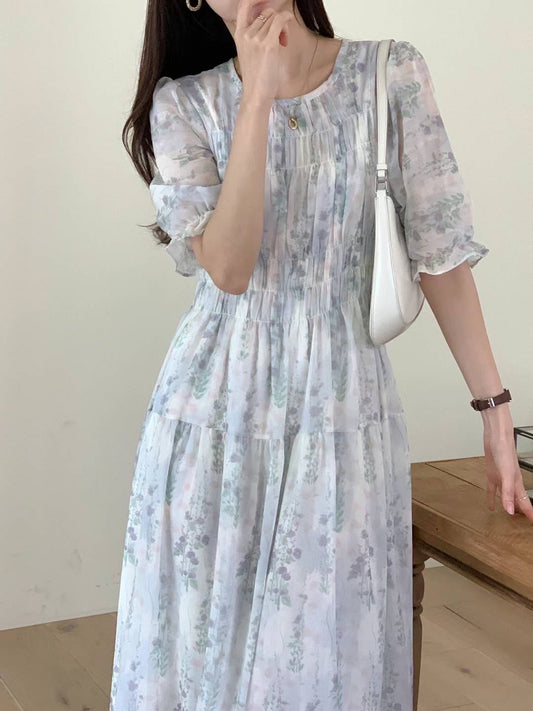 Kelly Designs Korean Collection Light Blue Long Dress(Instock)