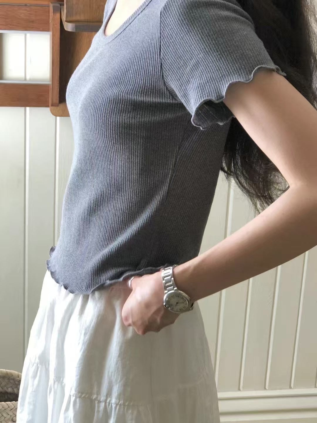 Korean APM Collection Ounce Summer Top (Instock)
