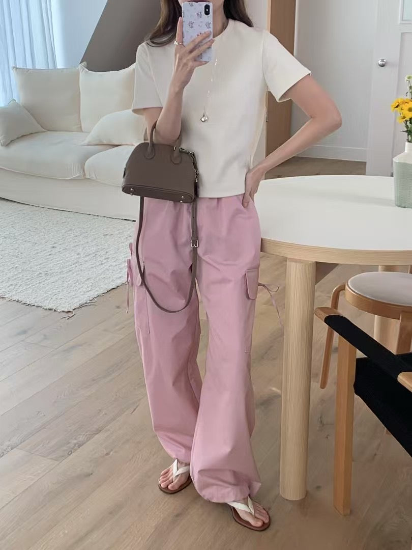 Korean APM Collection Leather Etoupe Bag (Preorder)
