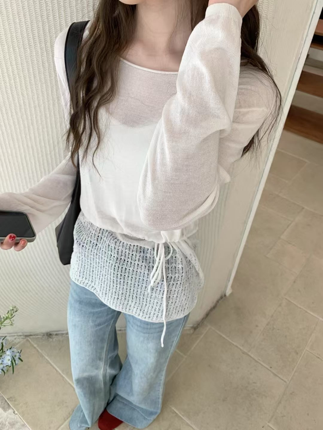 Kelly Designs SunCover Dark Grey Top (Instock)