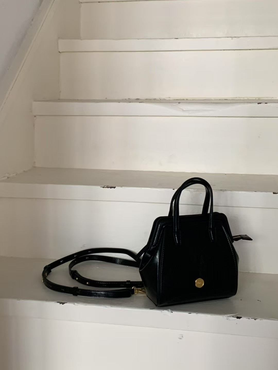 Korean APM Collection Leather Mini Two Way Bag (Preorder)