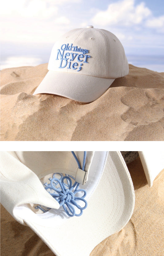 Korean Collection Ongo FLOWER KNOT CAP -SKY (Preorder)