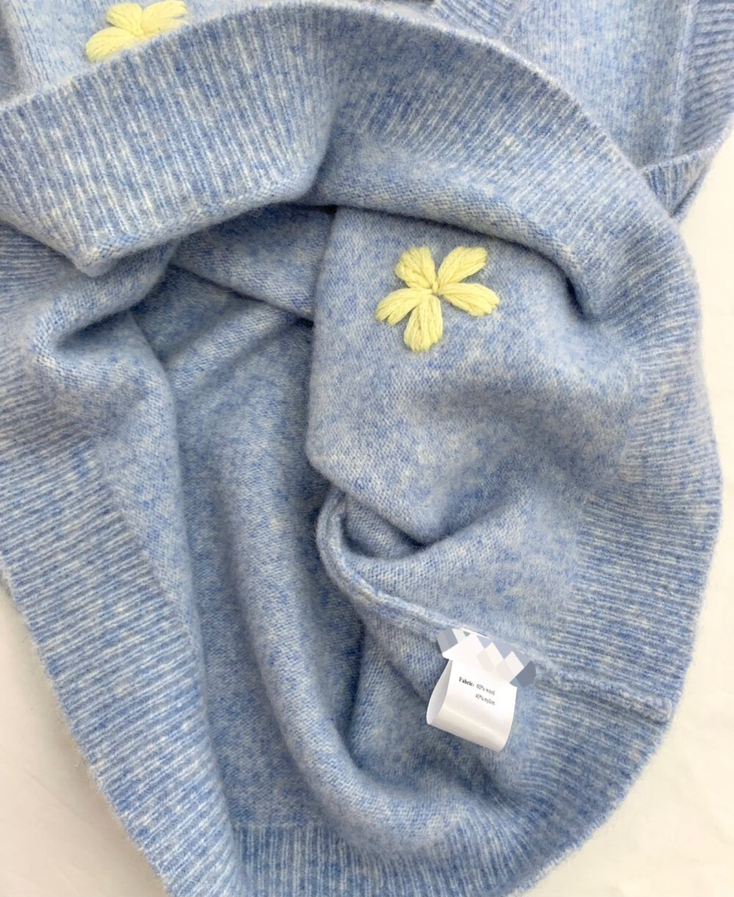 Kelly Designs Yellow Flowers Blue Vest (Instock)