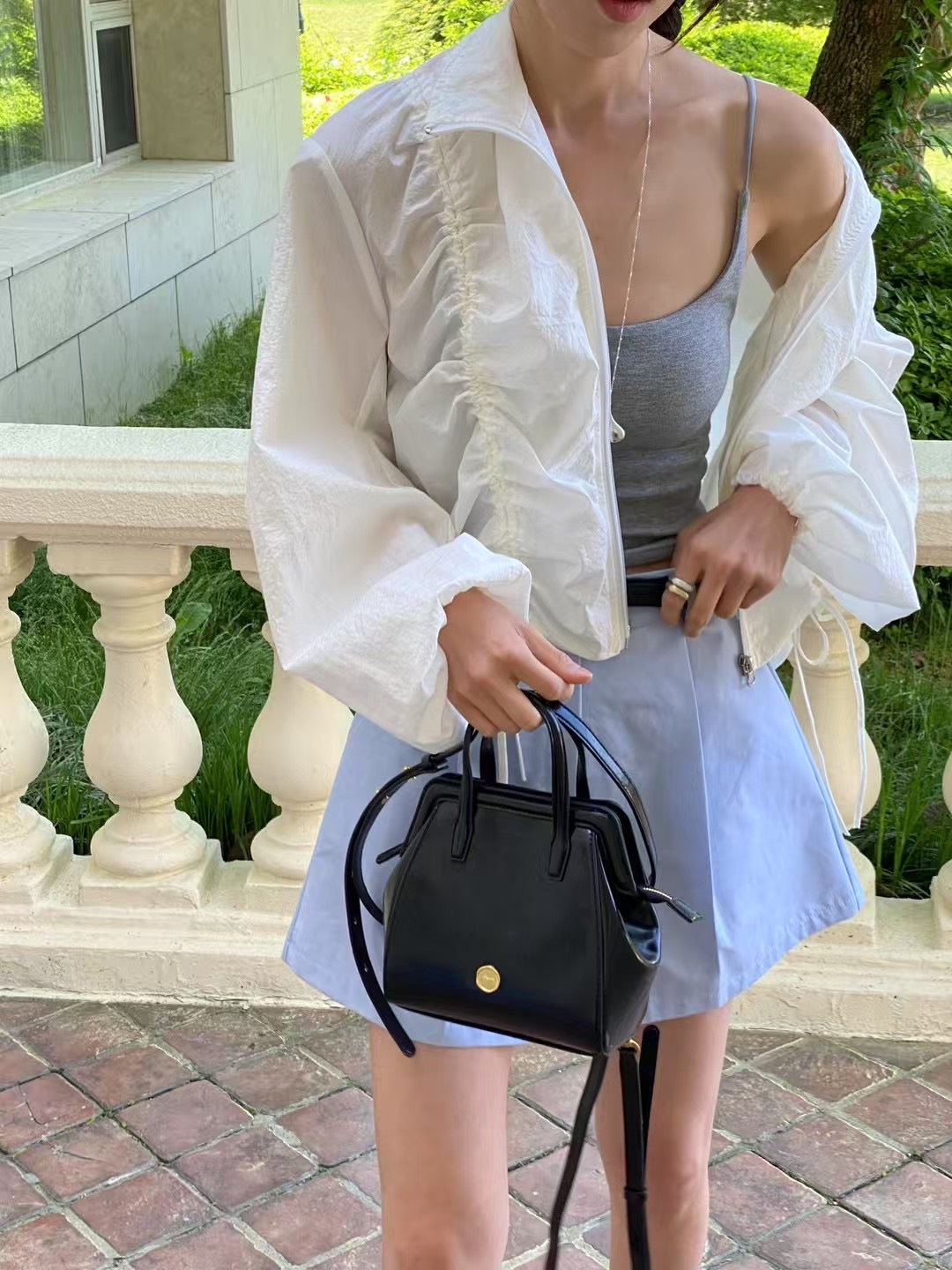 Korean APM Collection Leather Mini Two Way Bag (Preorder)