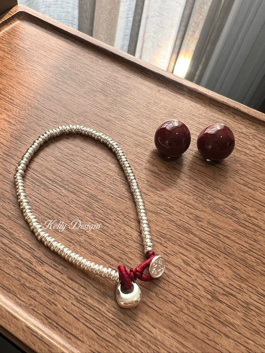 Kelly Designs Christmas Red Earrings (Instock)