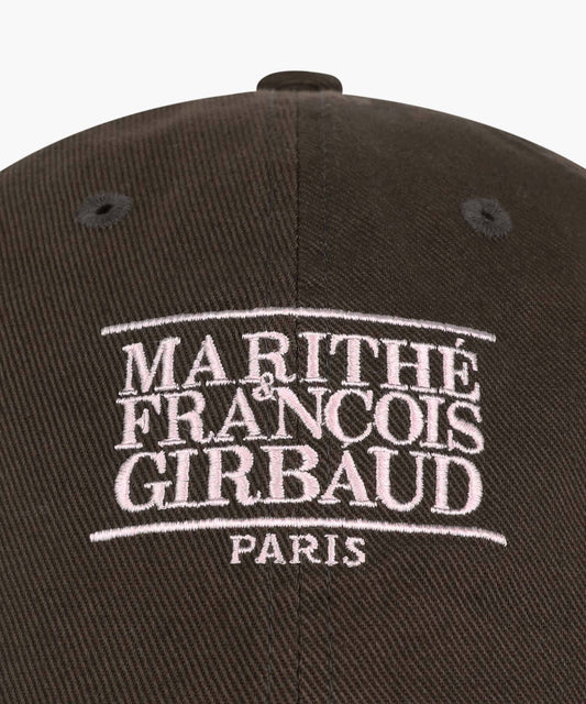 Marithe SMALL CLASSIC LOGO CAP dark brown (Instock)