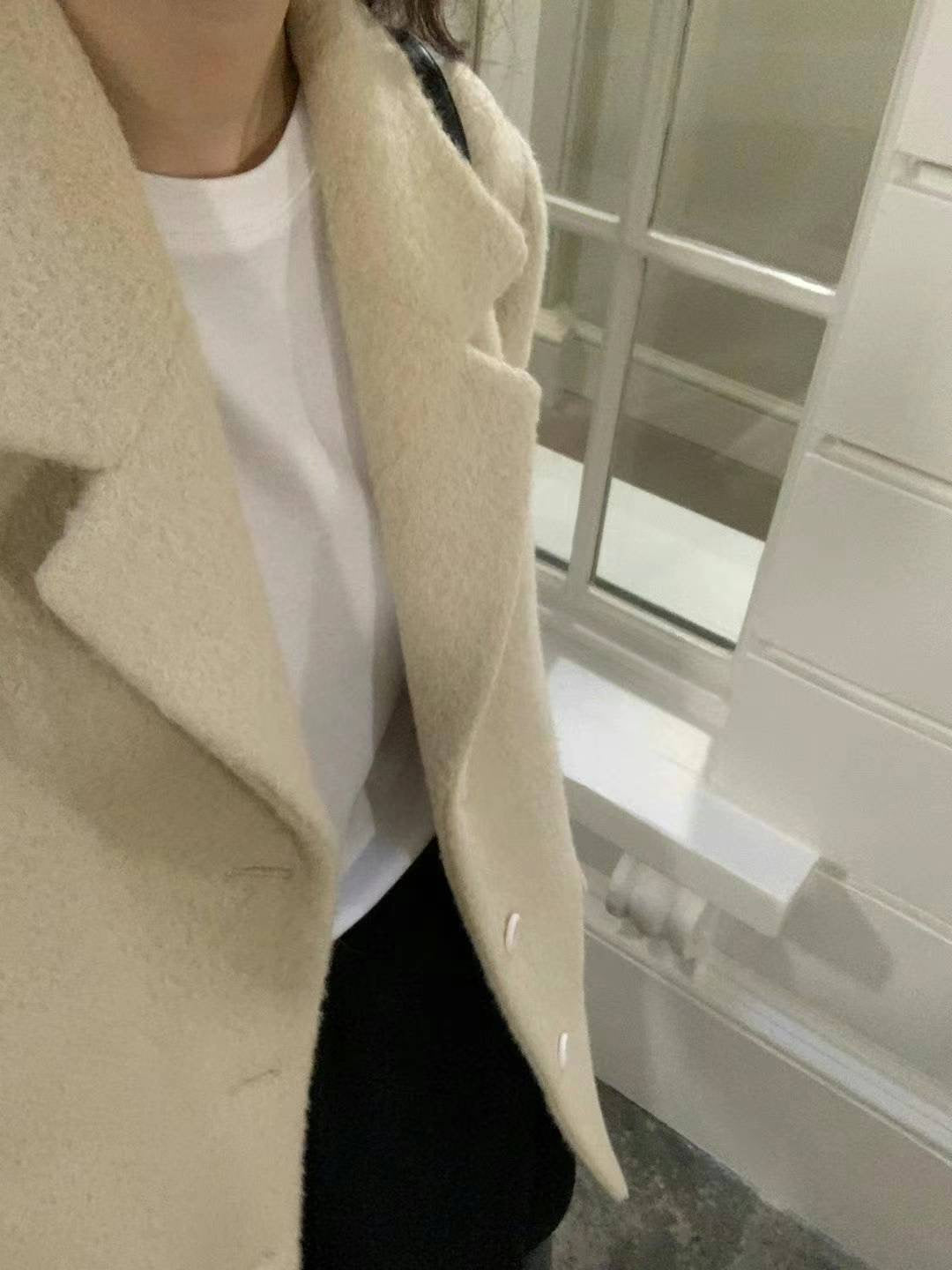 Korean APM Collection Ounce Cream Yellow Coat (Instock)
