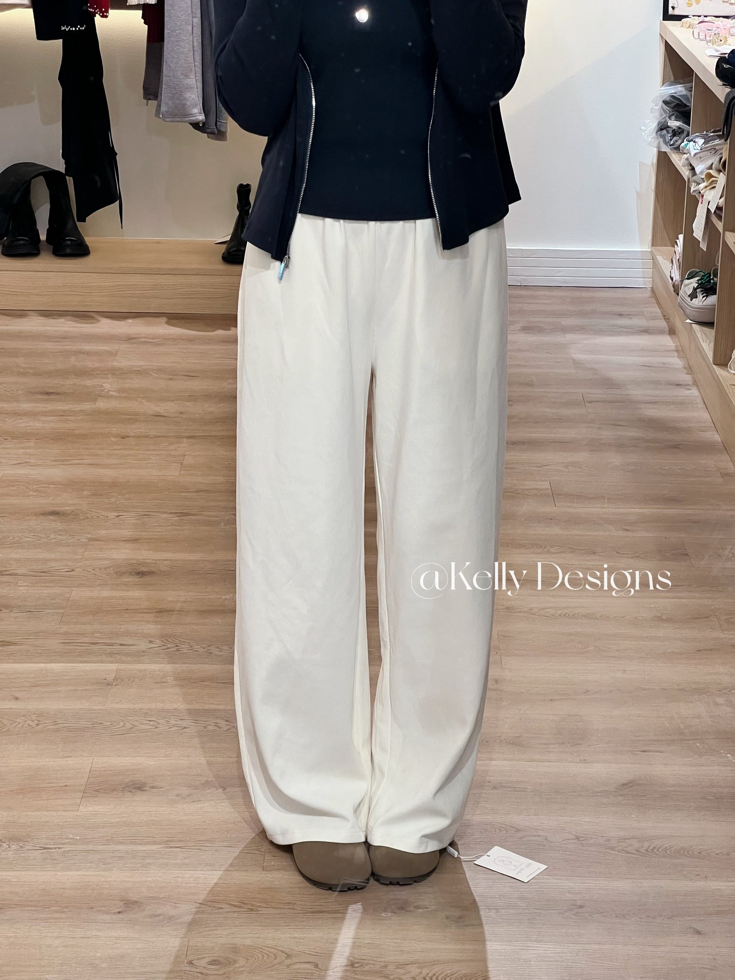 Kelly Designs Causal White Spring Pants (Instock)