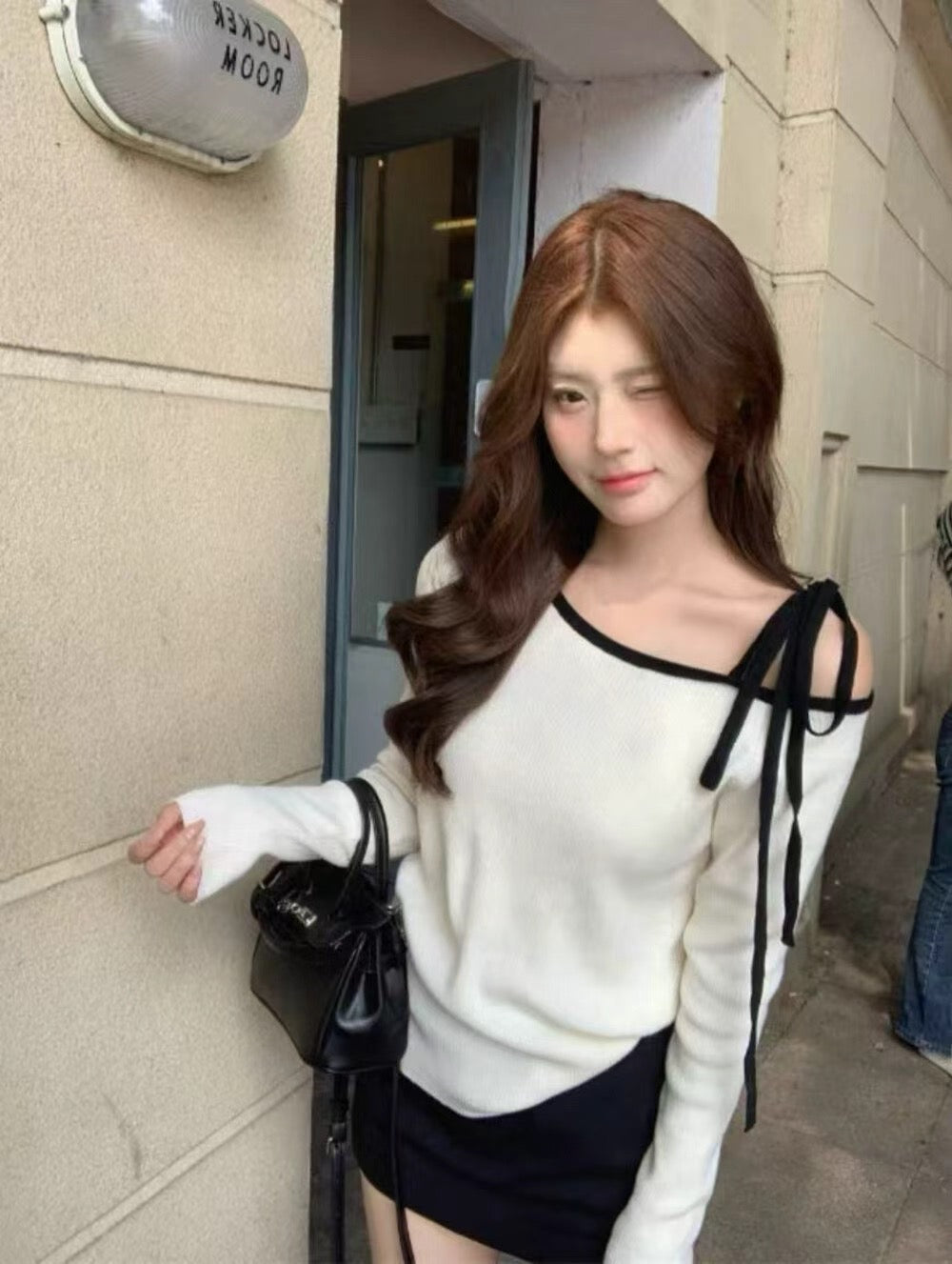 Kelly Designs Two Colors Off Shoulder Top (Instock)