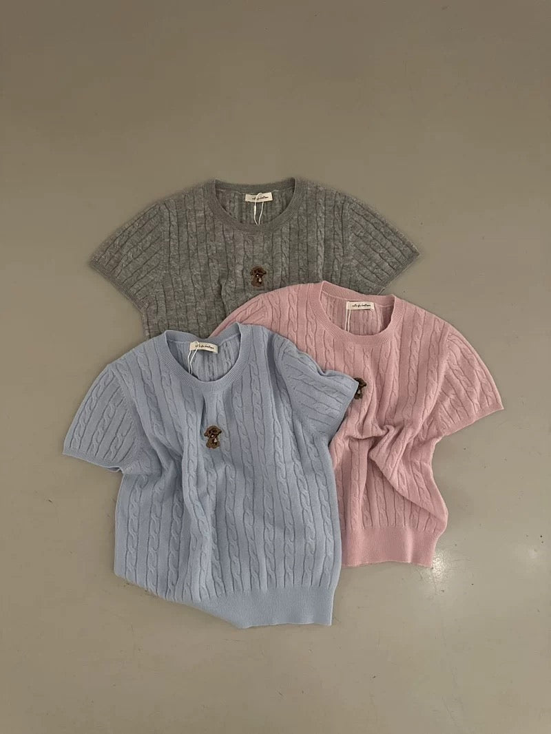 Kelly Designs Multiple Colors 100% Wool Embroidered Puppy Tops (Instock)