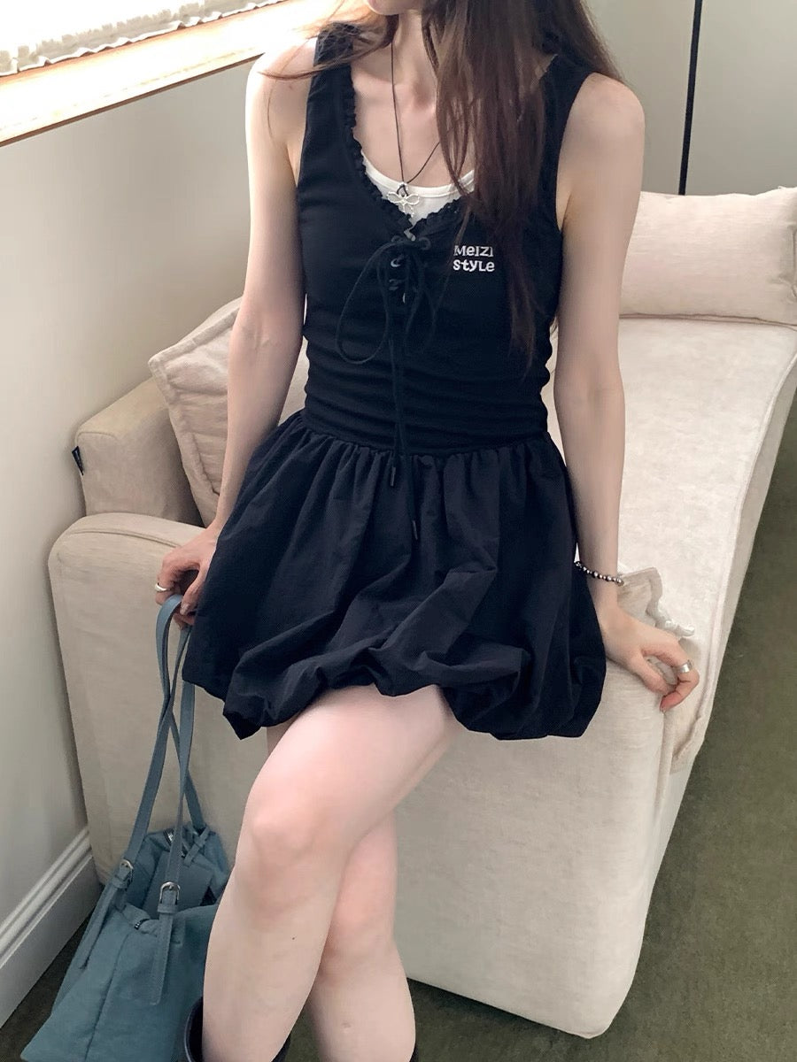 Kelly Designs Two Colors 2pc Fake Dress (Instock)