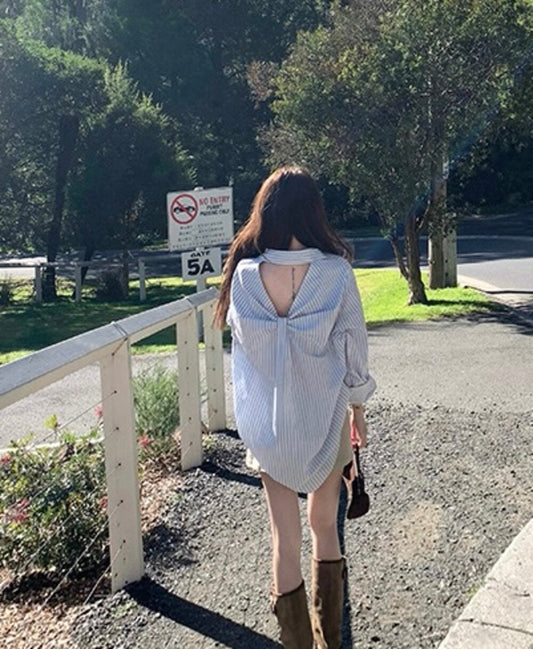 Kelly Designs 2 Colors Back Ribbon Shirt (Instock)