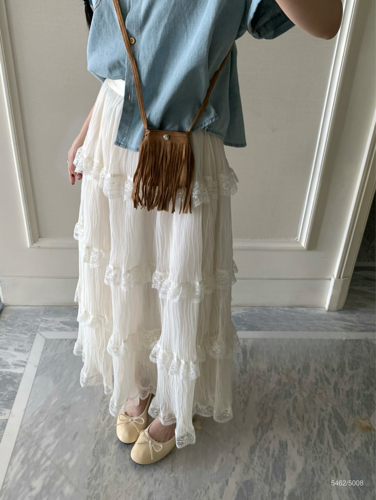 Kelly Designs Lace Beige Skirt (Instock)