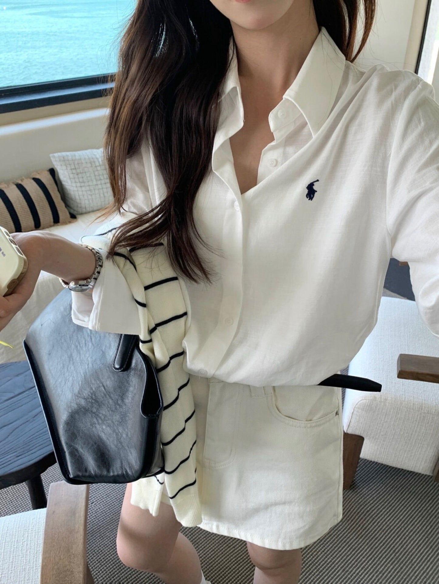 Kelly Designs Embroidery White Blouse (Instock)