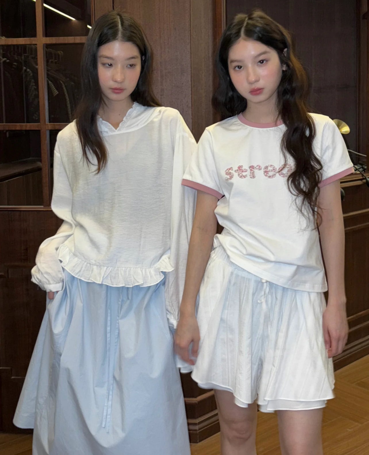 Kelly Designs Flowers Layer White Tshirt (Instock)