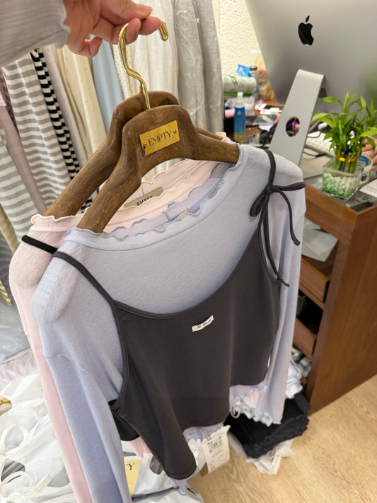 Korean APM Collection 2 Pcs Shirt - 2 colors (Instock)