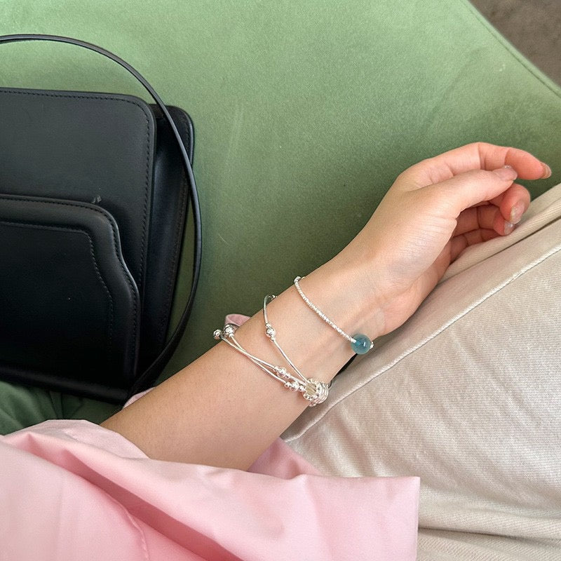 Kelly Designs Silver “Triple”Bracelet (Instock)