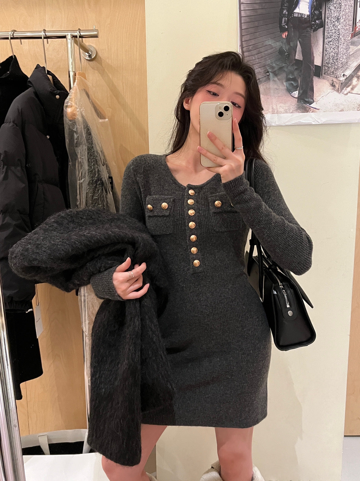 Kelly Designs Winter Gray Dress (Instock)