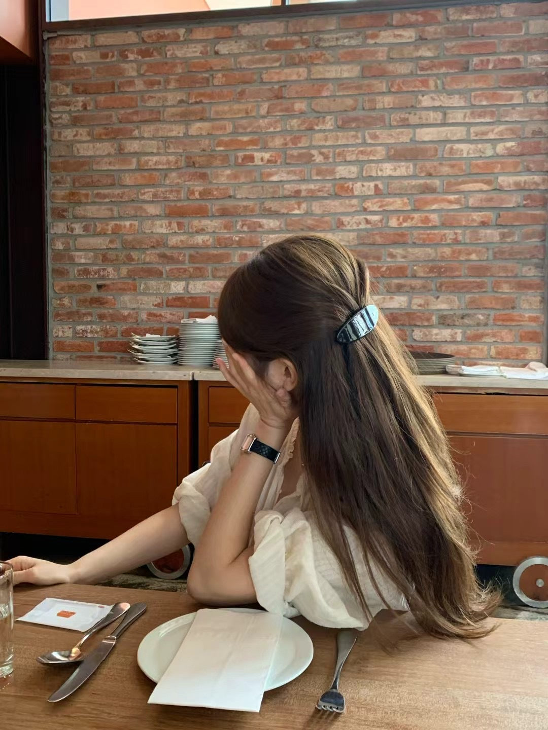 Korean APM Collection Ounce White Blouse (Preorder)