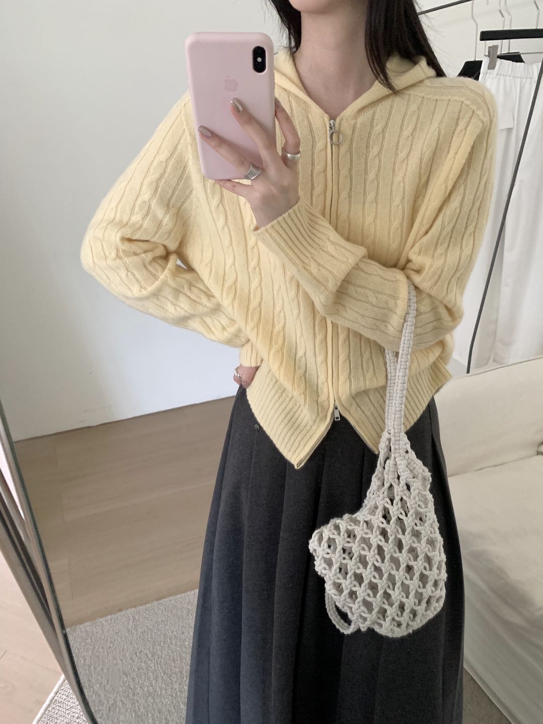 Kelly Designs Wool Multiple Colors Zip Up Cardigan (Instock)