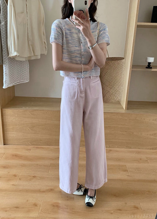 Kelly Designs Short Rainbow Mint Knit Top(Instock)