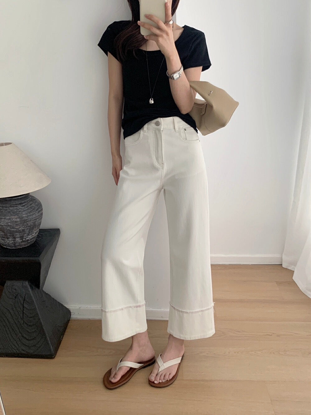 Kelly Designs White Soft Jeans(Instock)