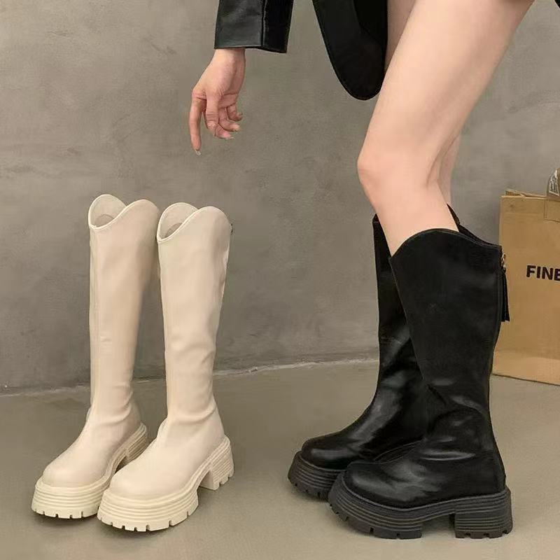 Kelly Designs Chunky Platform Knee-High Boots (2 Colors) (Instock)