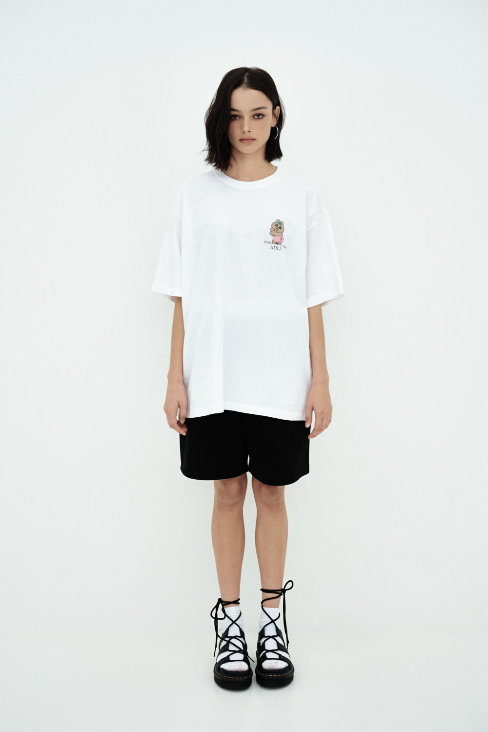 ADLV TANNING OPANCHU USAGI BASIC LOGO SHORT SLEEVE T-SHIRT WHITE (Instock)