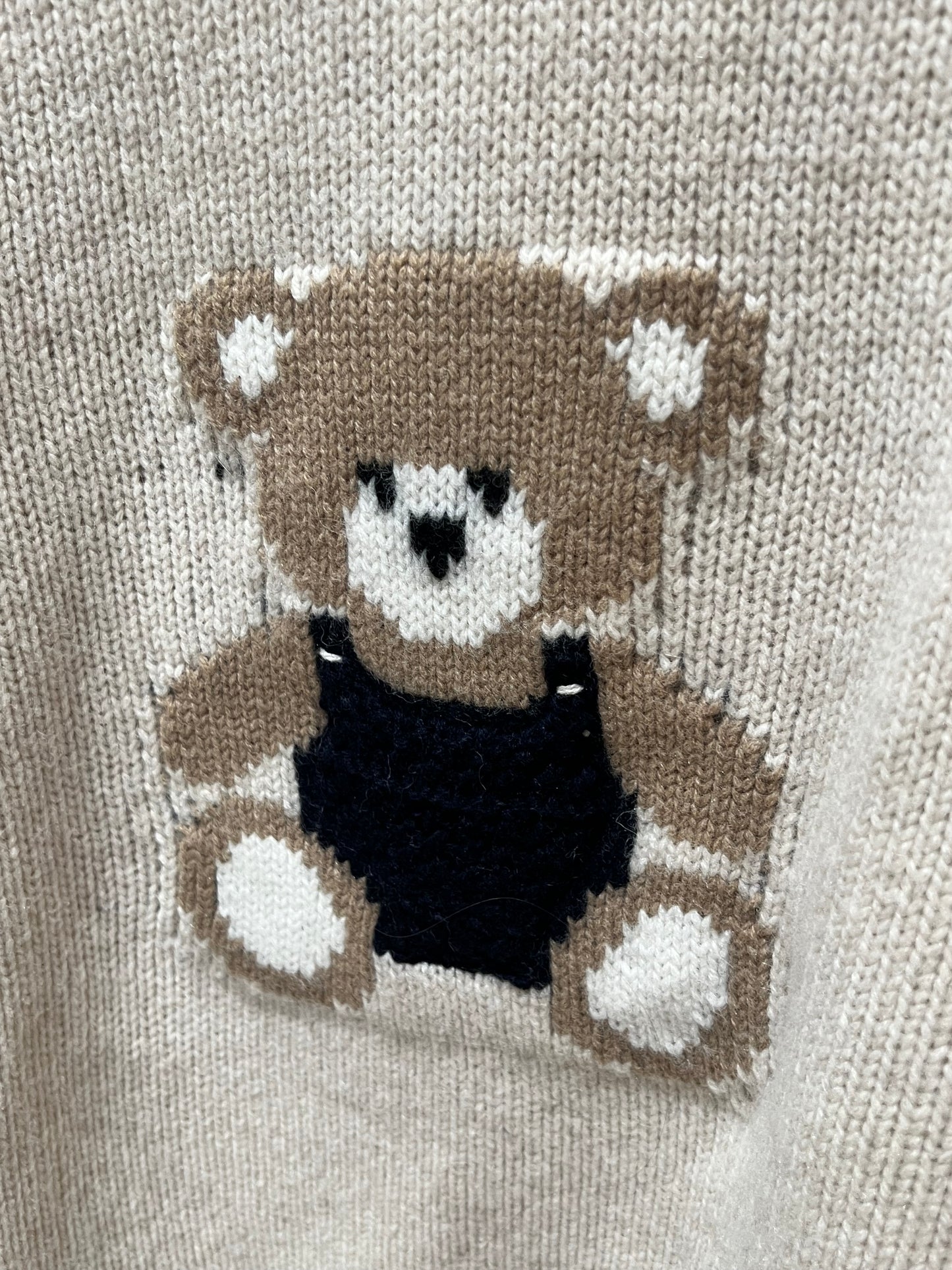 Kelly Designs Bears Wool Beige Sweatshirt (Instock)