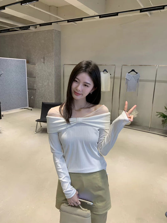 Kelly Designs Kelly Designs Fake 2pc White Top (Instock)