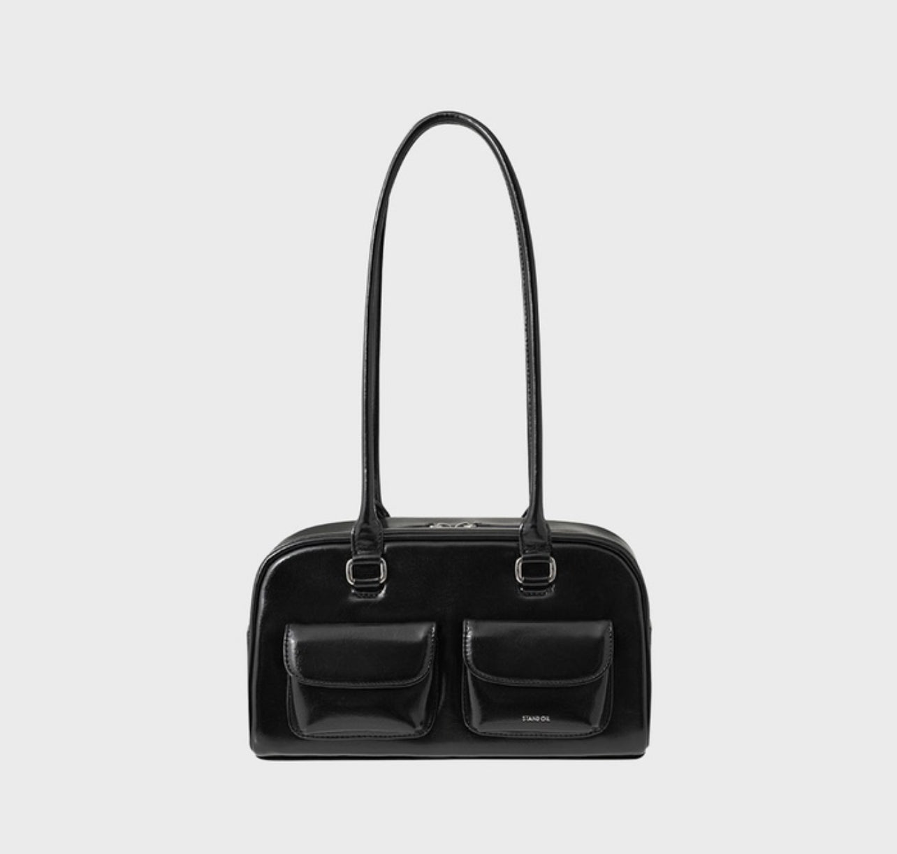STAND OIL☆Plump bag STAND OIL Chubby bag Black Women's Shoulder Bag - Tracking_