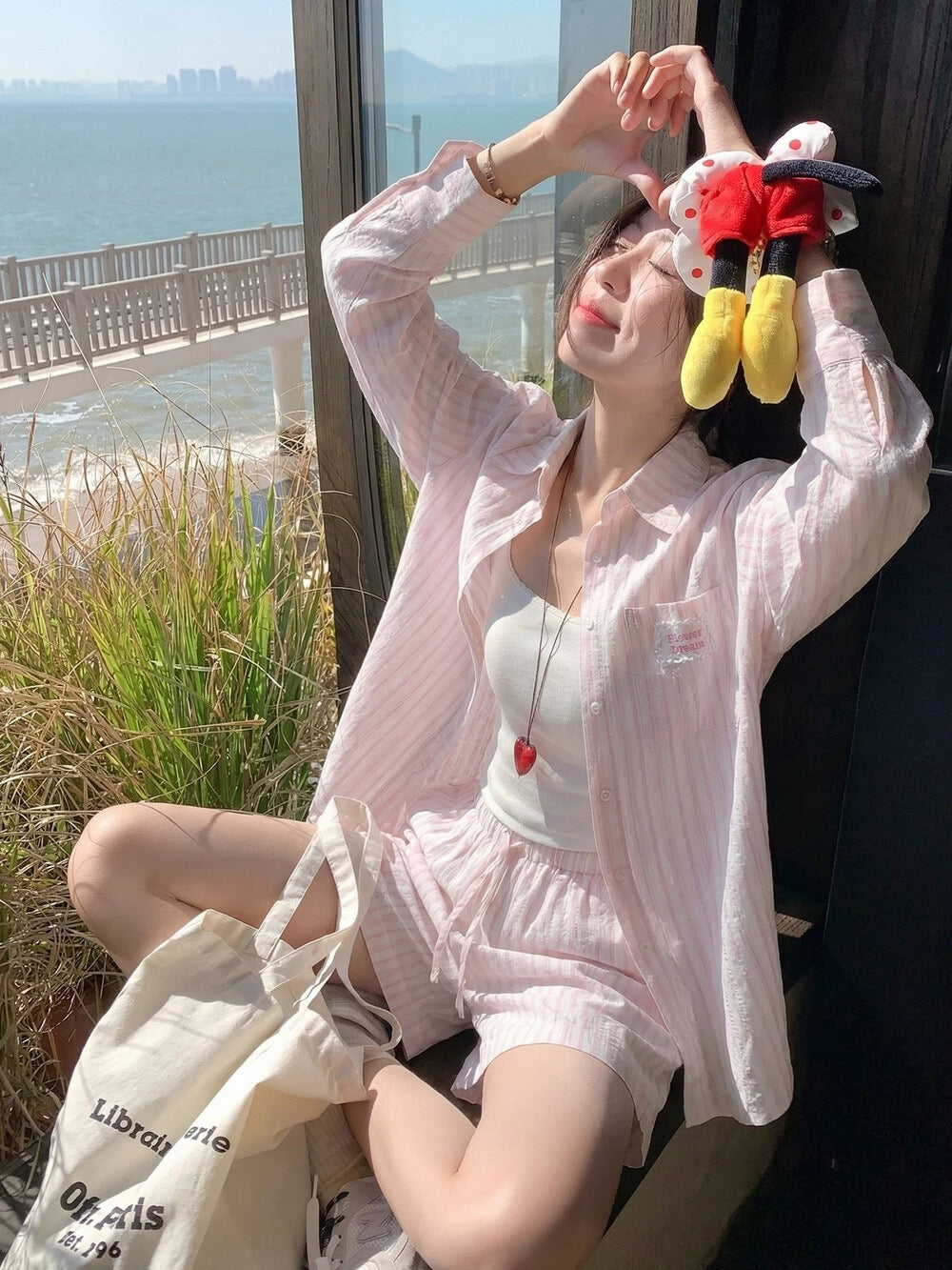 Kelly Designs 3-Piece Casual Set –Jacket, Cami Top, & Shorts (Instock)